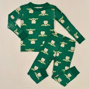Hanna Andersson Grogu Pajama Set Boys 4 100 cm Girls Long Johns The Mandalorian